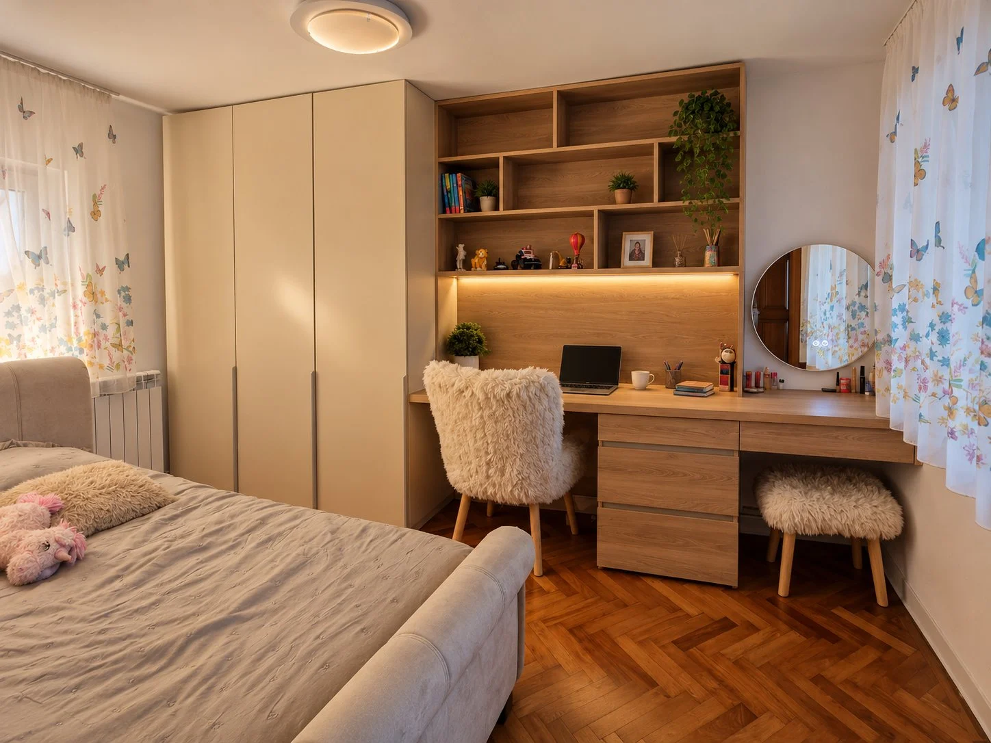 Birou modern-Dressing-Birou-Zona machiaj