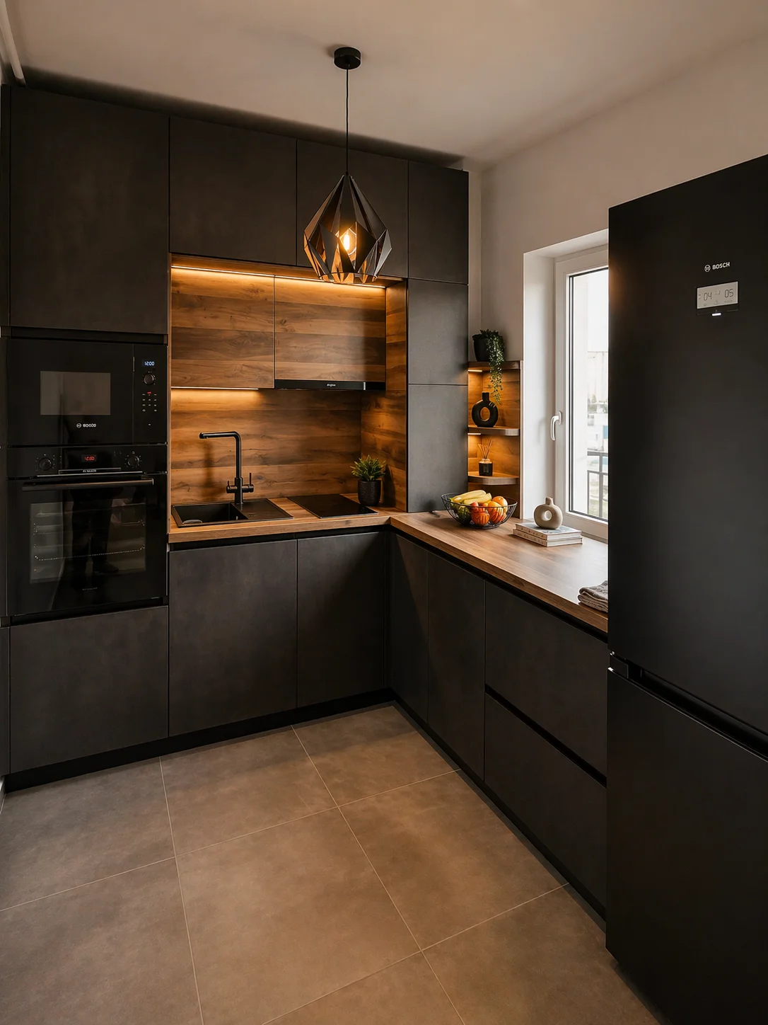 Bucatarie apartament Eleven Brasov